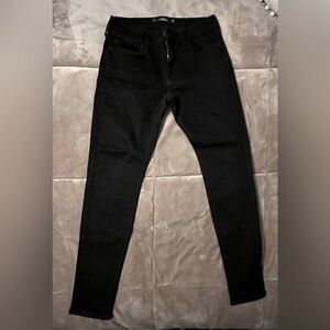 Men’s Hollister Skinny Stretch Black Jeans 30x30
